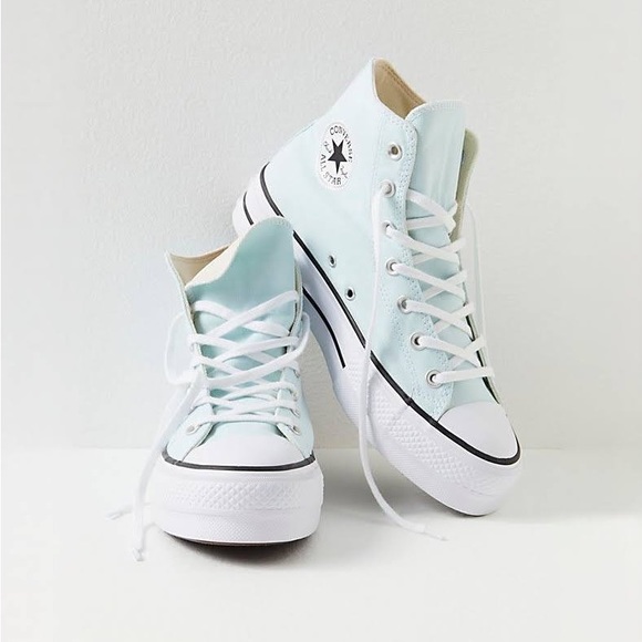 Womens Converse Chuck Taylor All Star Lift Hi Sneaker - Chance Of Rain canvas - Picture 8 of 10